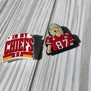🆕 2PC Set Taylor Swift "In My Kansas City Era" Croc Shoe Jibbitz